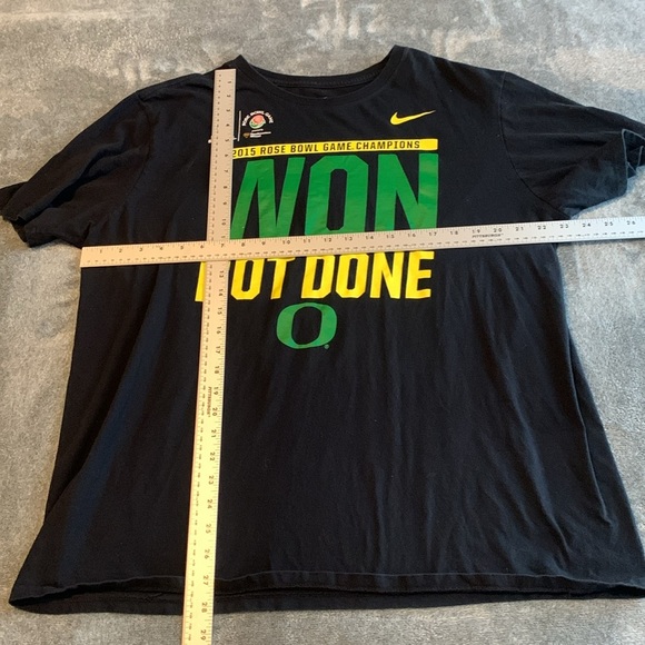 Nike Oregon Ducks Rose Bowl Champions Football 2015 T-Shirt Men’s XXL Black 2XL - Picture 6 of 6